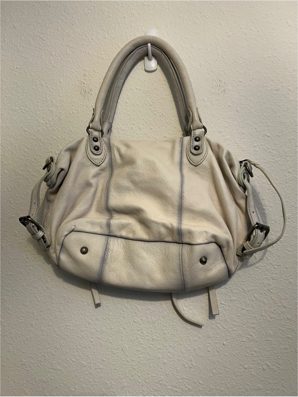 NWT Free People Baby Emerson Tote in color Salt - Picture 5 of 7